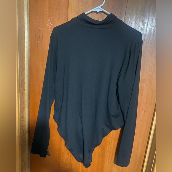Black turtleneck bodysuit - Picture 3 of 3